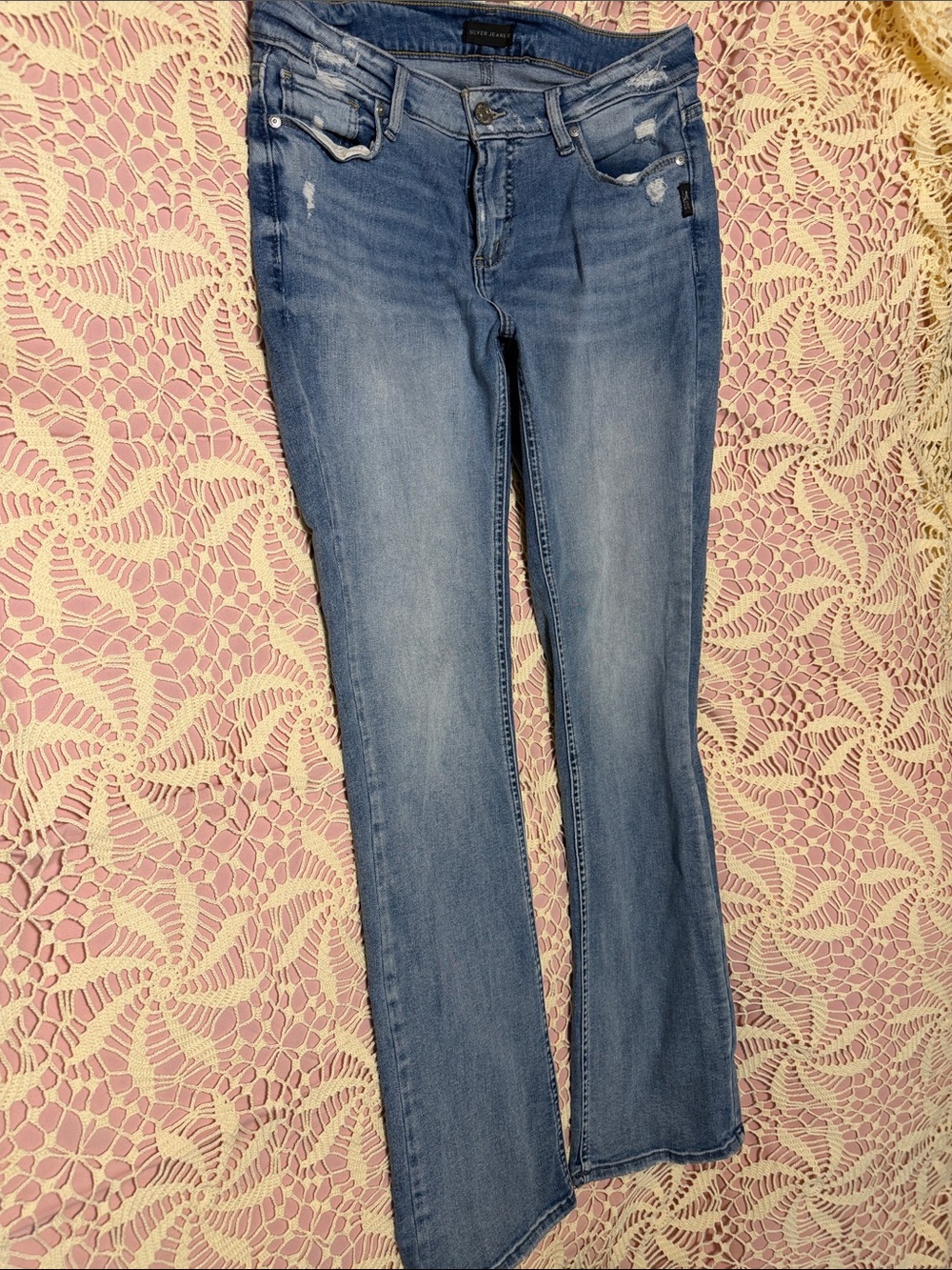 Silver Jeans Women's Light Blue Flare Jeans
